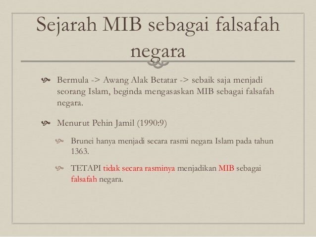 Melayu Islam Beraja sebagai Falsafah Negara