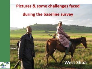 Monitoring, evaluation and learning and summary of baselines for the LIVES projects