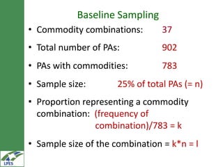 Monitoring, evaluation and learning and summary of baselines for the LIVES projects