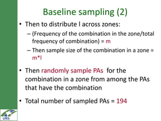 Monitoring, evaluation and learning and summary of baselines for the LIVES projects