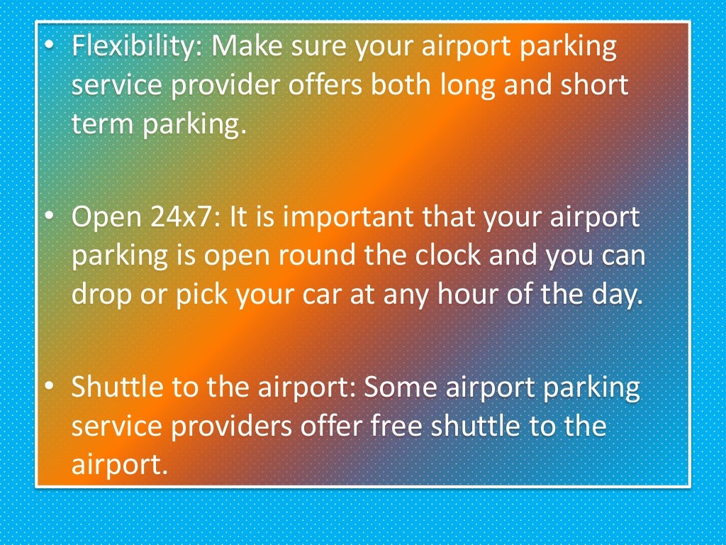 Melbourne airport long term parking