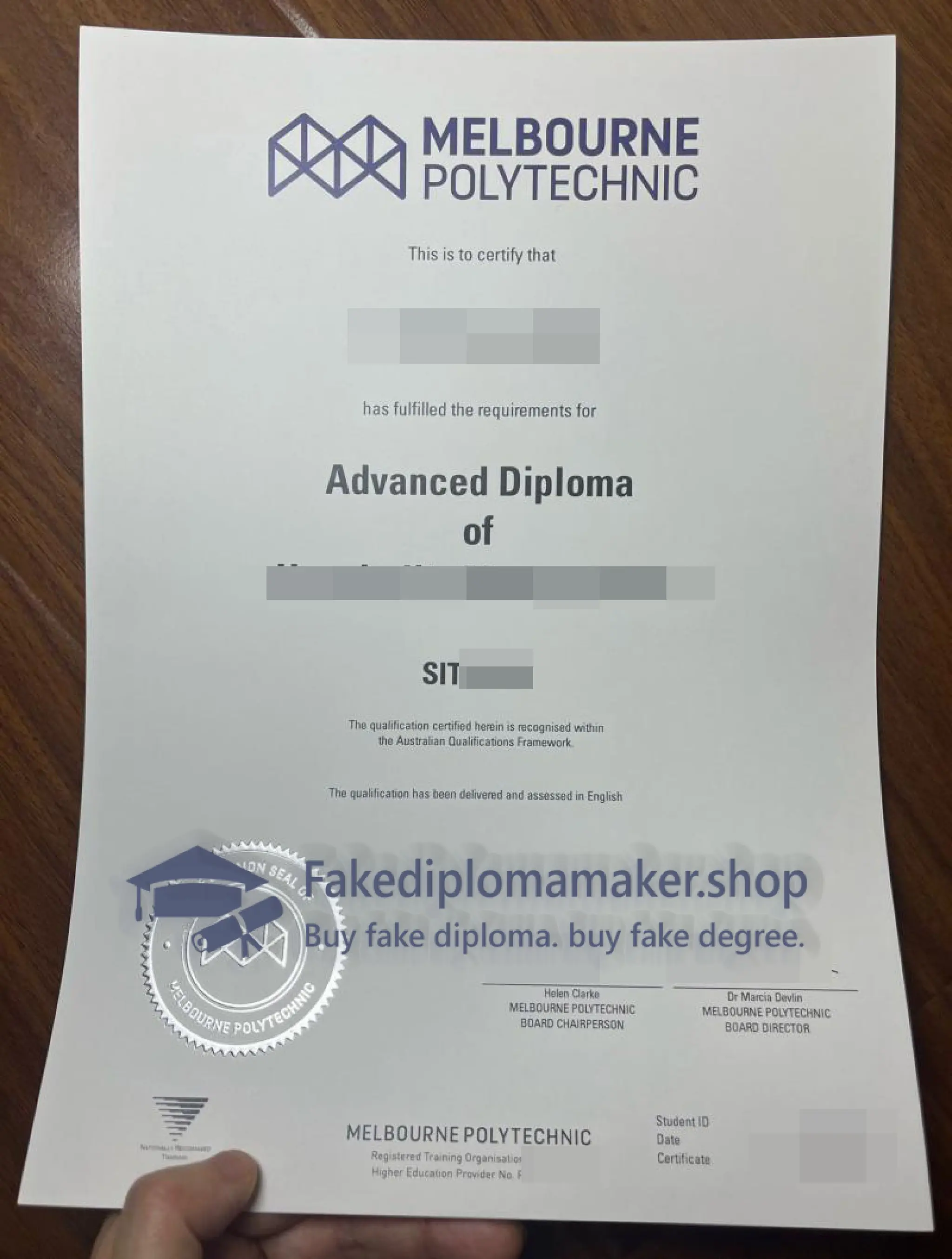 How to buy Melbourne Polytechnic Advanced Diploma? | PDF | Free Download