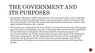 PHILIPPINE POLITICS AND GOVERNANCE MODULE 1 QUARTER 1 GRADE 11 SENIOR ...