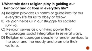 Positive Rligion LESSON 3 PART 1 POSITIVE EFFECTS OF RELIGIONS.pptx