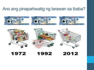 Ano ang pinapahiwatig ng larawan sa ibaba?
 
