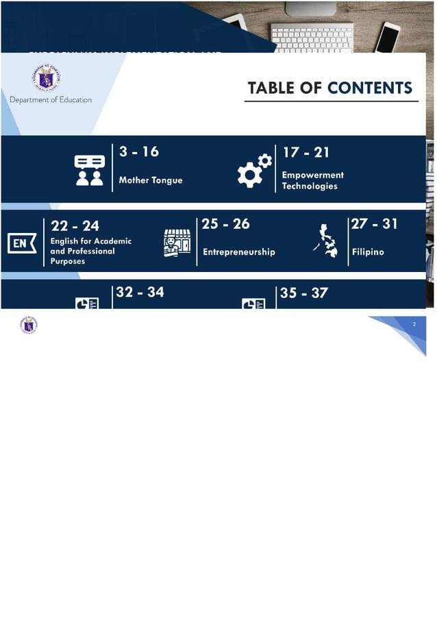 K-12 Most Essential Learning Competencies (MELC) - Mother Tongue and ...