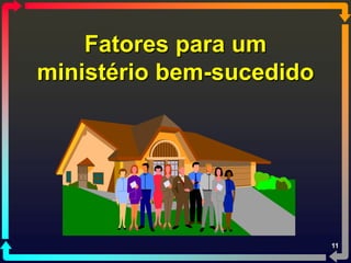 Fatores para um
ministério bem-sucedido




                          11
 