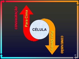 CONSAGRAÇÃO

                         Para Cima
                CÉLULA




      Para Dentro

     COMUNHÃO
37
 