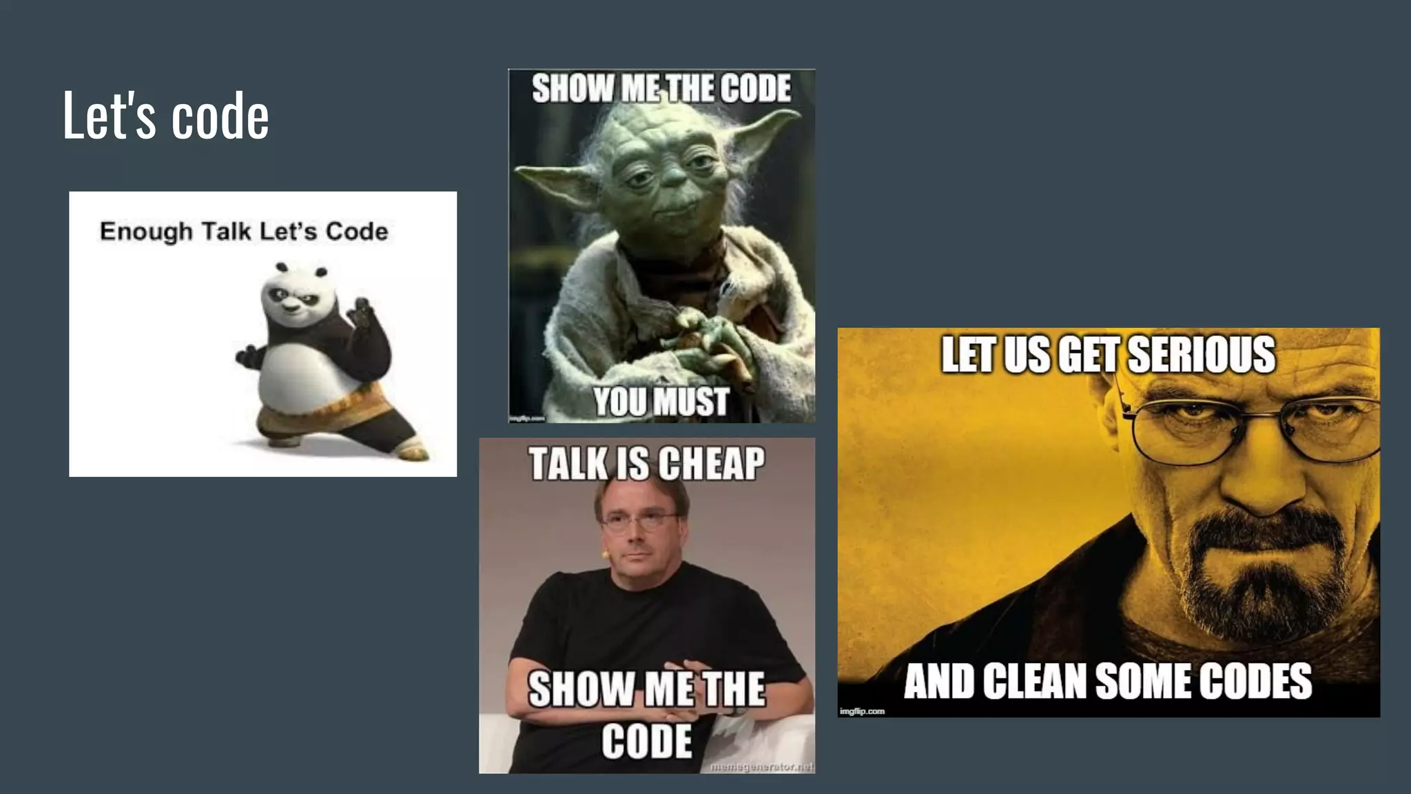 Let's code
 