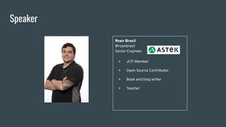 Speaker
Roan Brasil
@roanbrasil
Senior Engineer
+ JCP-Member
+ Open Source Contributor
+ Book and blog writer
+ Teacher
 