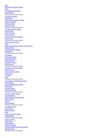 Meliksah universitesi-videosu