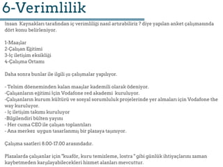 VODAFONE / HİZMEY YAPISI