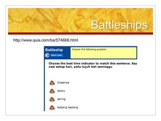 Battleships
http://www.quia.com/ba/574668.html

 