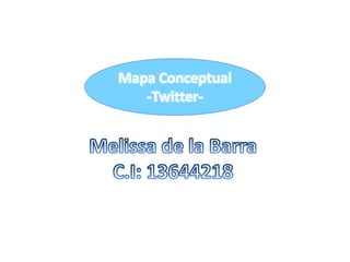 Mapa Conceptual
-Twitter-
 