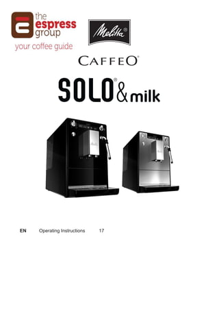 User manual Melitta Caffeo Solo & Perfect Milk (English - 267 pages)