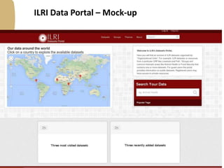 Data management tools for monitoring, evaluation and learning—Options and ideas