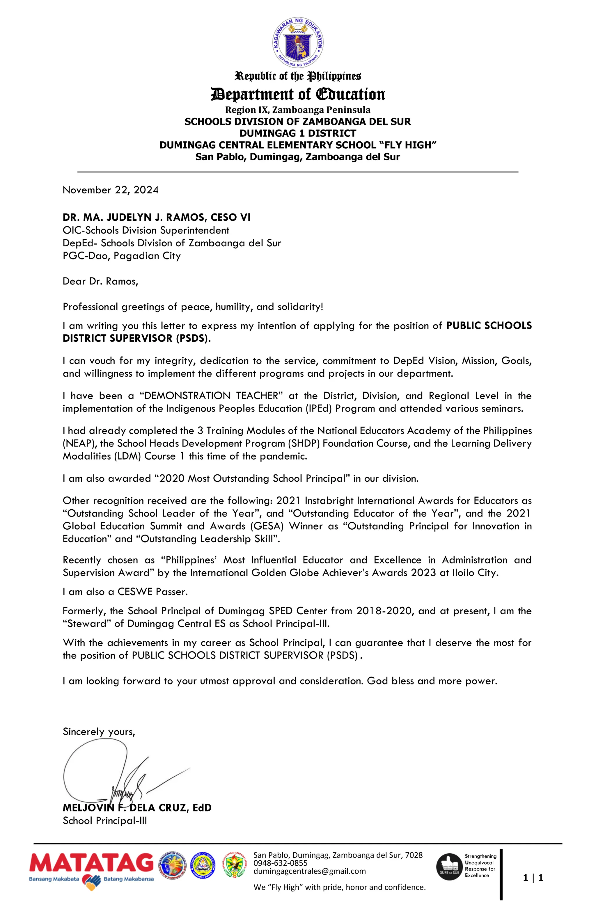 MELJOVIN’S APPLICATION LETTER FOR PSDS.pdf