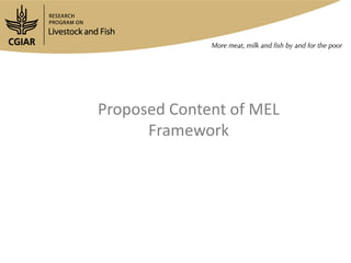 Livestock and Fish monitoring, evaluation and learning framework