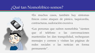 Me llamo Luis, y soy Nomofóbico | PPT
