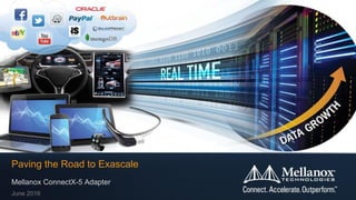 Mellanox ConnectX-5 Adapter
June 2016
Paving the Road to Exascale
 