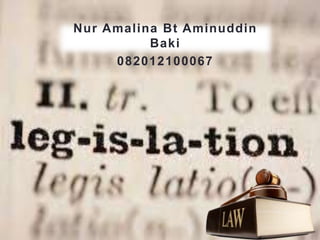 Nur Amalina Bt Aminuddin
Baki
082012100067
 