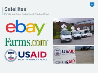03 
Satellites 
Portals, Auctions, Exchanges & Trading Floors 
 