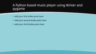 Melody Music Presentation Explaining Basics of Music | PPTX