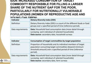 Draft indicators for the CGIAR Research Program on Livestock and Fish intermediate development outcomes