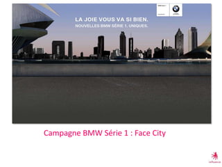 Campagne BMW Série 1 : Face City 