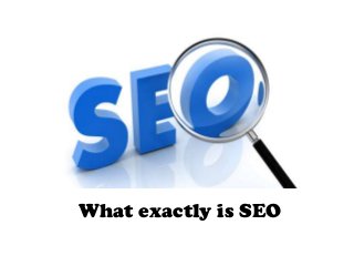 What exactly is SEO

 