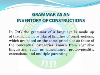 MELT 104 - Construction Grammar | PPTX