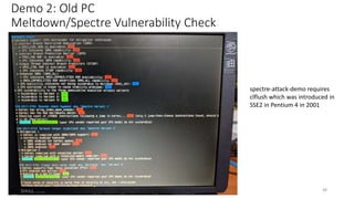 Meltdown and Spectre | PPTX