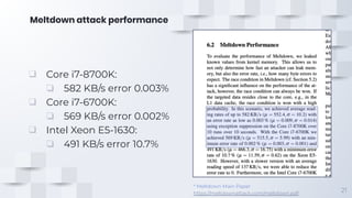 Spectre Branch Target Injection Meltdown & spectre | PDF