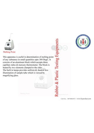 Melting Point Pdf MElting Point | PDF