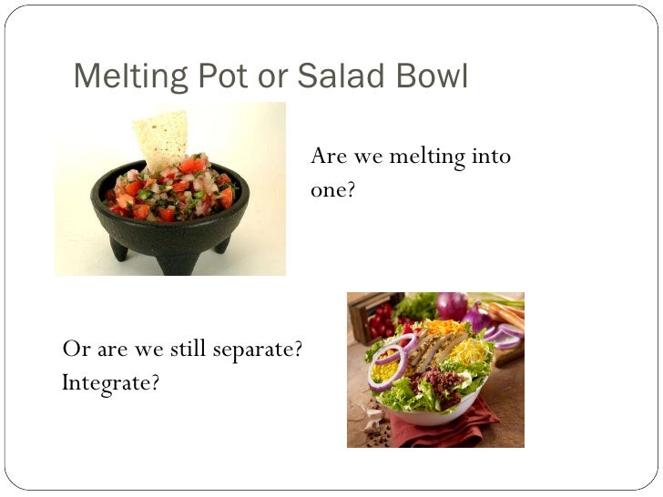 melting pot or salad bowl essay