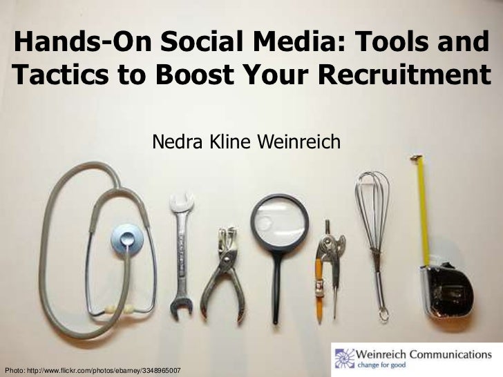 Hands-On Social Media: Tools and  Tactics to Boost Your Recruitment                                             Nedra Klin...