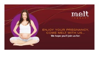 Melt Therapy Pregnancy Activity Postcard
