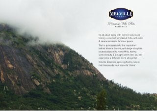 Fully Developed -Welnest  Melville Greens Villa Plots  @2000 /SFT - In Nandihills - Bank  Loans  Approved - North  Bangalore -For Investment  presentaion