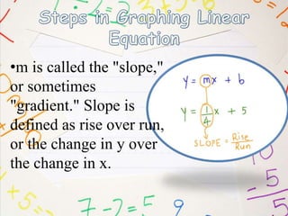 Graphing of Linear Equation in Two Variables | PPTX