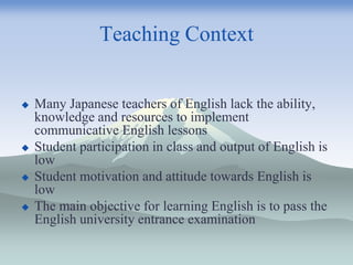English as an International Language in Japan | PPTX