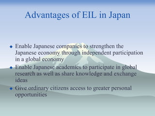 English as an International Language in Japan | PPTX