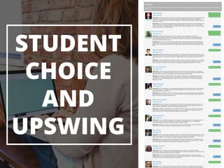 STUDENT
CHOICE
AND
UPSWING
 
