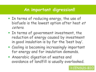 Melvyn Askew: Introduction To Biofuels