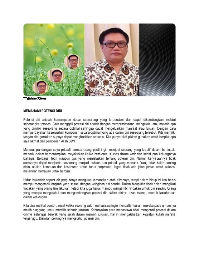 Memahami Potensi Diri