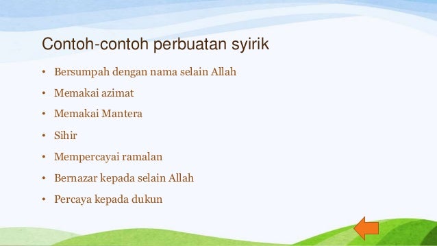Memahami Syirik Dalam Islam