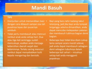 Memandikan bayi | PPTX