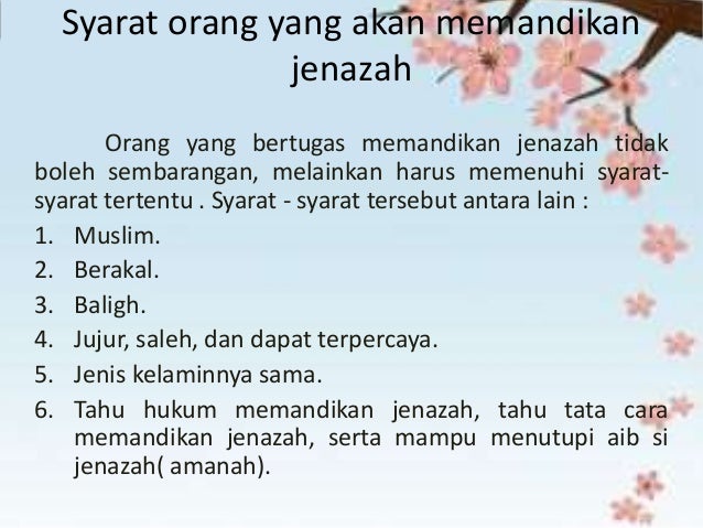 Bab Perawatan Jenazah Memandikan Jenazah 3