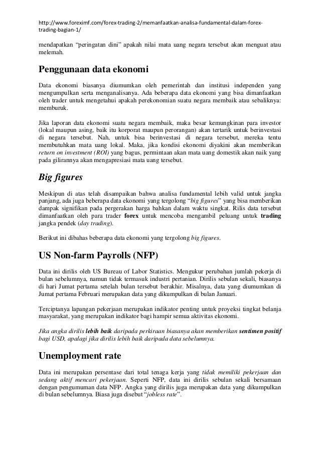 Tutorial analisa fundamental forex