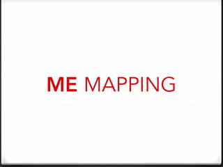 ME MAPPING
 