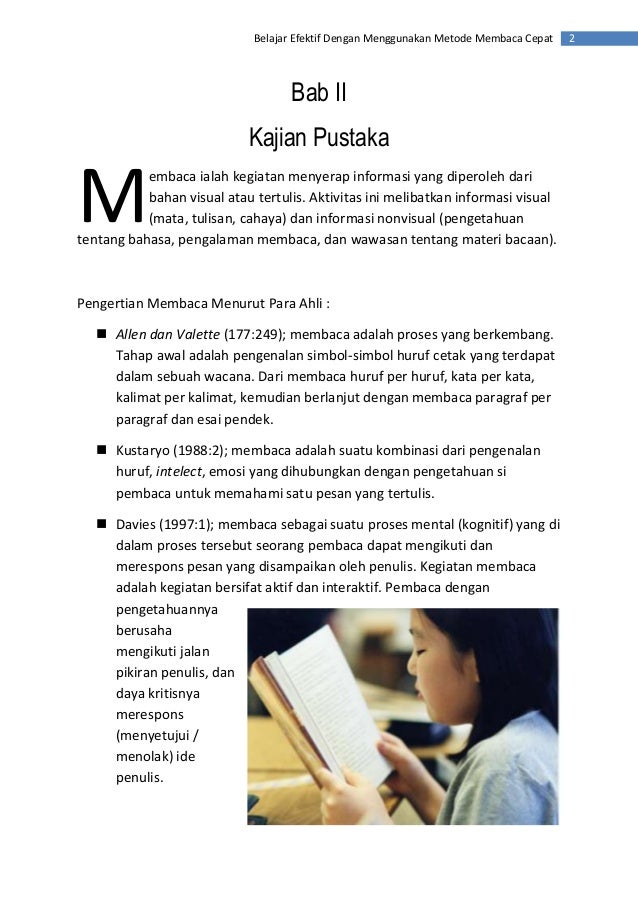 Karya Ilmiah Bahasa Indonesia Membaca Cepat